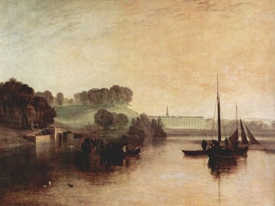 Pethworth Sussex, Wohnsitz des Earl of Egremont, Taufrischer Morgen von Joseph Mallord William Turner